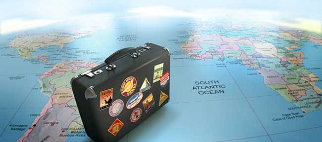 travel suitcase